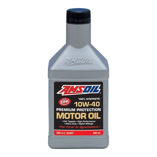AMSOIL 10W-40 PREMIUM PROTECTION SYNTHETIC MOTOR OIL 946mL