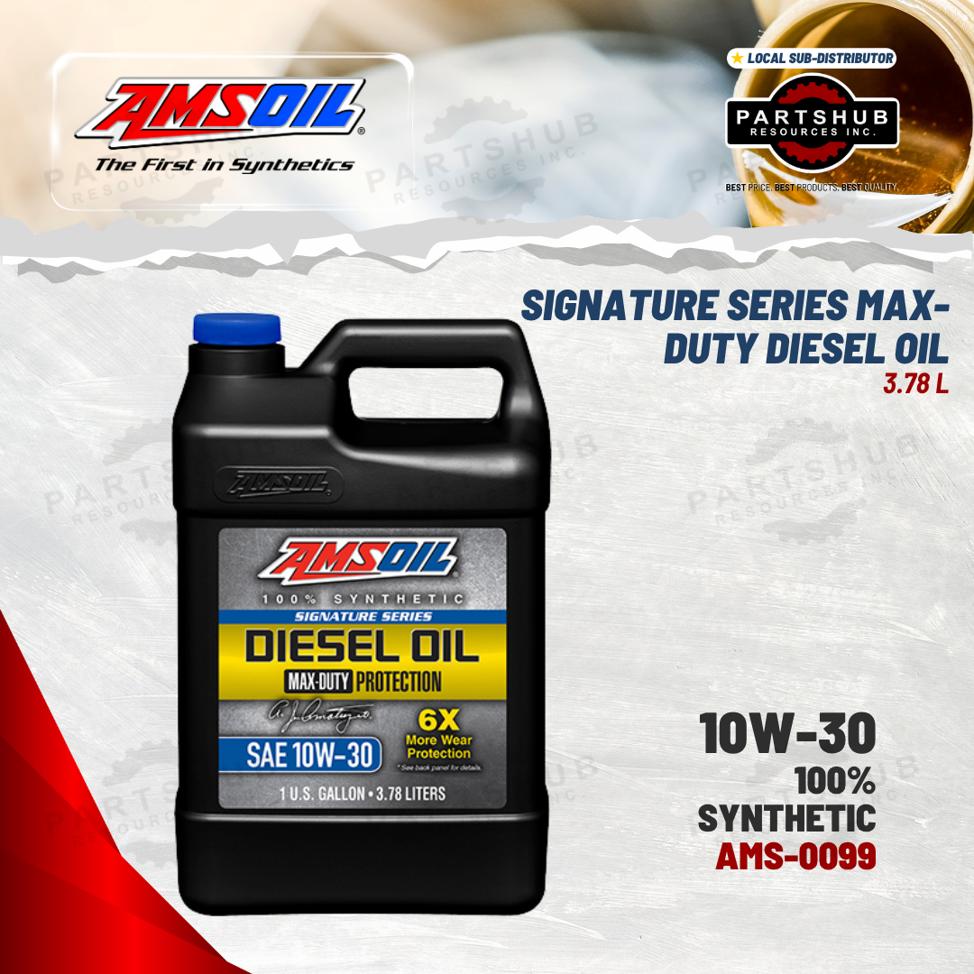 AMSOIL 10W-30 SIGNATURE SERIES MAX-DUTY SYNTHETIC DIESEL OIL 3.78L