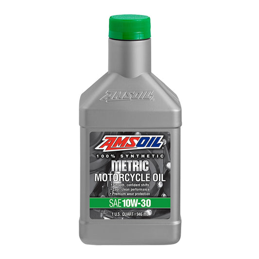 AMSOIL 10W-30 METRIC SYNTHETIC MOTORCYCLE OIL 946mL