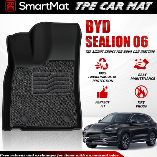 SmartMat Dual Layer Car Mat 2 Rows for BYD Sealion 6 Song Plus 2023 up to latest