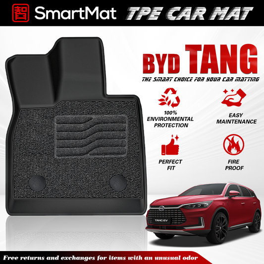 SmartMat Dual Layer Car Mat 3 Rows for BYD Tang 2024 up to latest