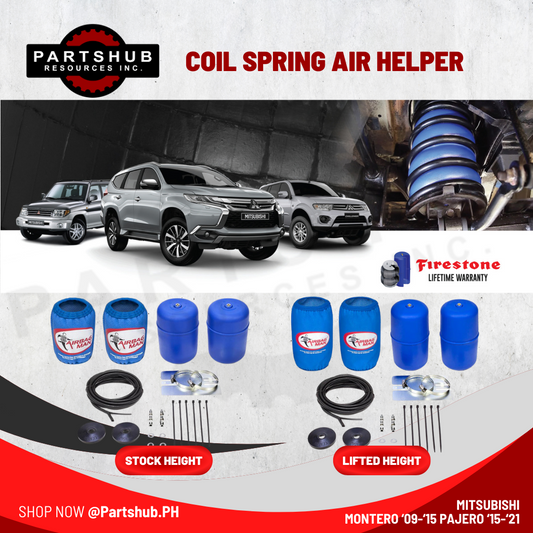 AIRBAG MAN AIR SUSPENSION (MITSUBISHI MONTERO/PAJERO/CHALLENGER ‘88-ON) COIL SPRING HELPER KITS