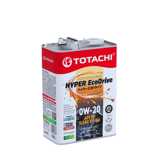 TOTACHI 0W-20 HYPER ECODRIVE API-SP ILSAC GF-6A GASOLINE OIL