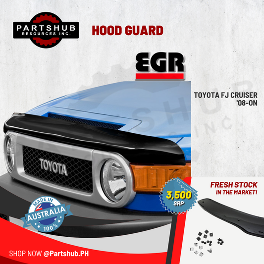 EGR HOOD GUARD (TOYOTA FJ CRUISER '08-'17) SMOKE TYPE
