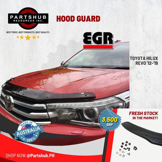 EGR HOOD GUARD (TOYOTA HILUX REVO '15-'20) SMOKE TYPE