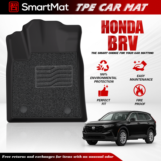 SmartMat Dual Layer Car Mat 3 rows for Honda BRV 2023 up to latest
