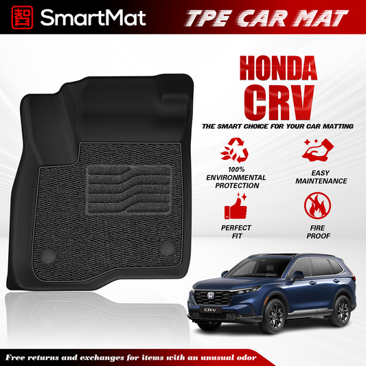 SmartMat Dual Layer Car Mat 3 rows for Honda CR-V Hybrid 2025 up to latest