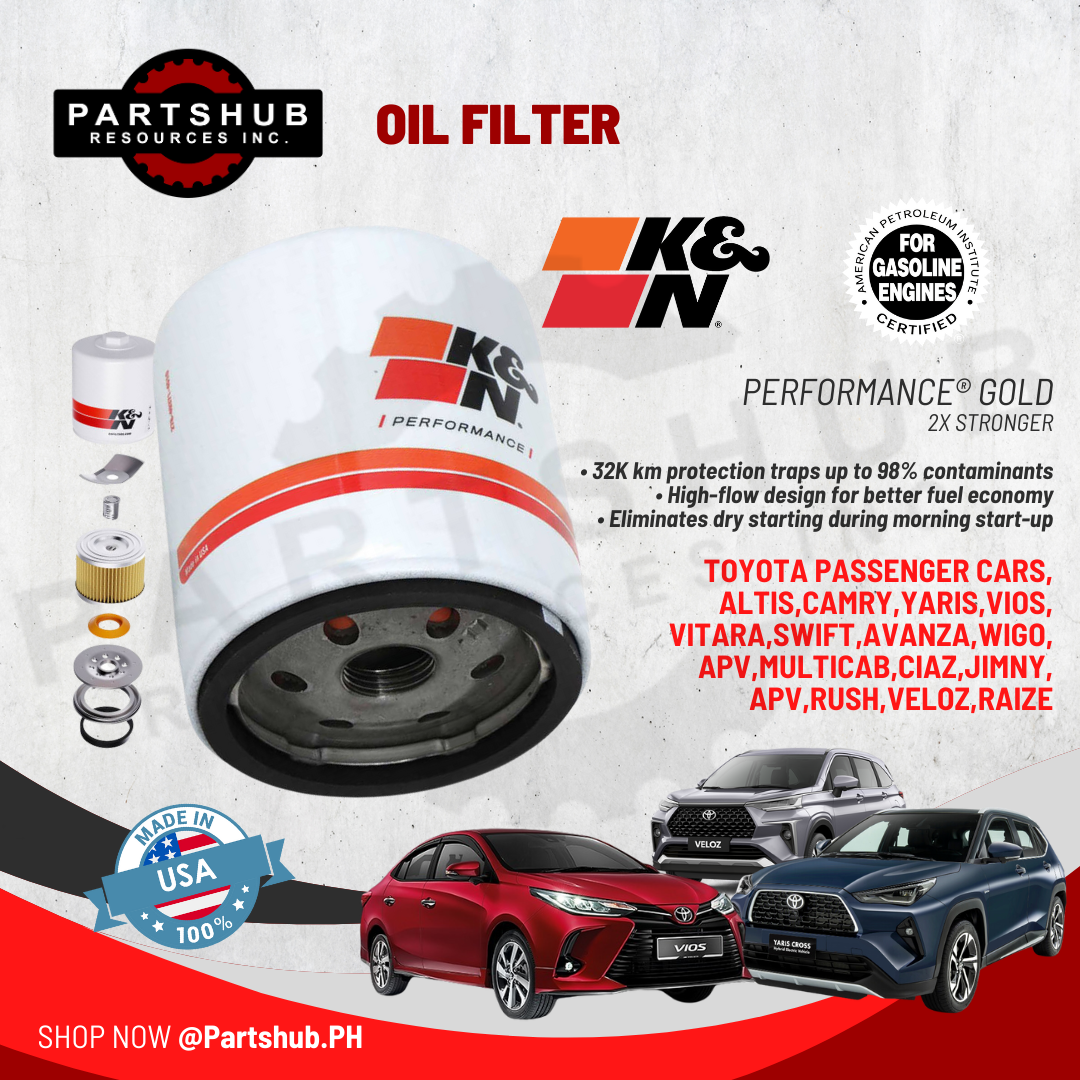 K&N 5 QUARTS+PACKAGES (TOYOTA,SUZUKI) ULTRA PREMIUM API-SP ILSAC GF-6A GASOLINE OIL