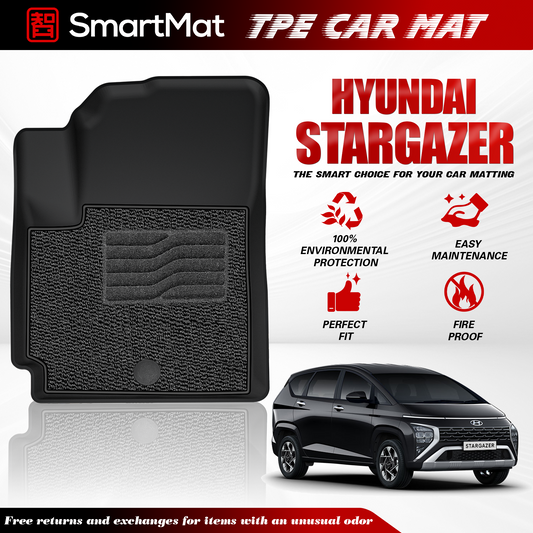 SmartMat Dual Layer Car Mat 3 rows for Hyundai STARGAZER 2023 up to latest