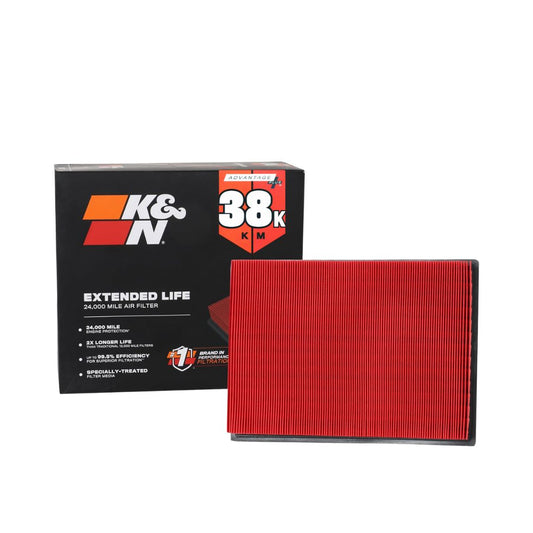K&N DISPOSABLE ENGINE AIR FILTER EXTENDED LIFE (‘10-’14 FJ CRUISER, ‘10-ON 4RUNNER/GX460 '13-'20 LAND CRUISER PRADO)
