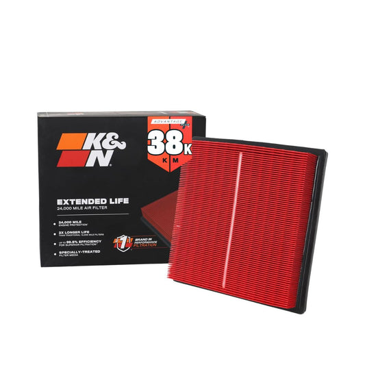 K&N DISPOSABLE ENGINE AIR FILTER EXTENDED LIFE ('19-ON FORESTER SK/ NEW TOYOTA 86/ NEW BRZ/18'-24' CROSSTREK)