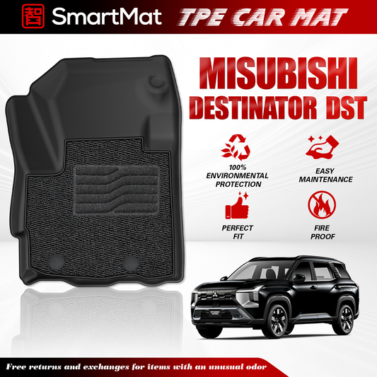 SmartMat Dual Layer Car Mat 3 rows for Mitsubishi DESTINATOR 2025 up to latest
