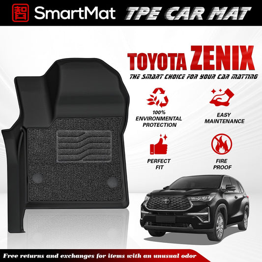 SmartMat Dual Layer Car Mat 3 Rows for Toyota Innova Zenix 2023 up to latest