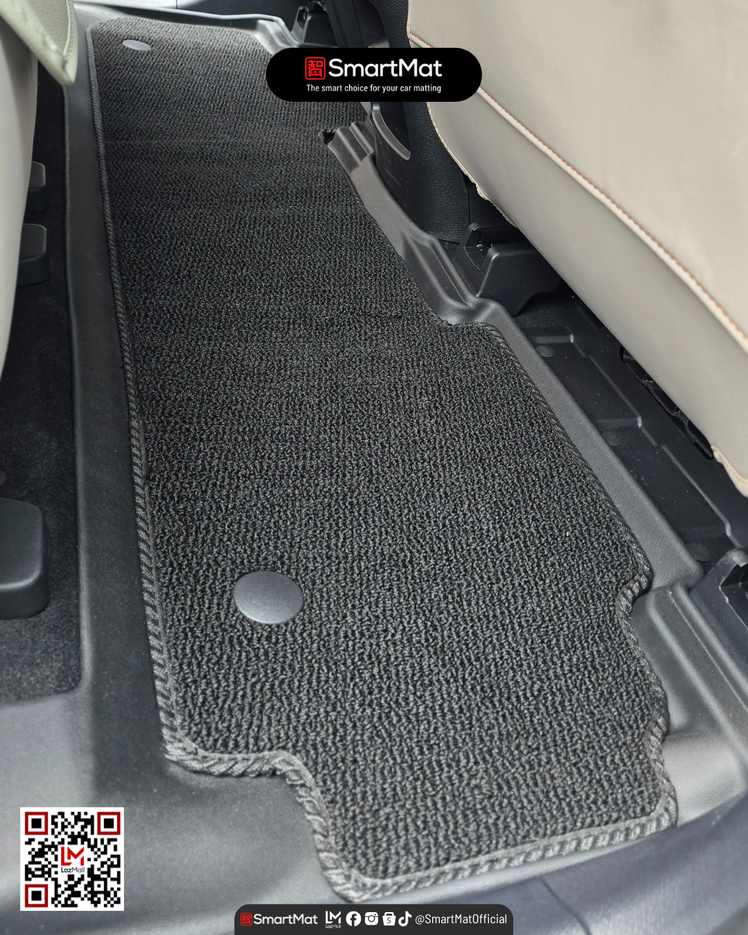 SmartMat Dual Layer Car Mat 2 Rows for BYD Atto 3 2023 up to latest