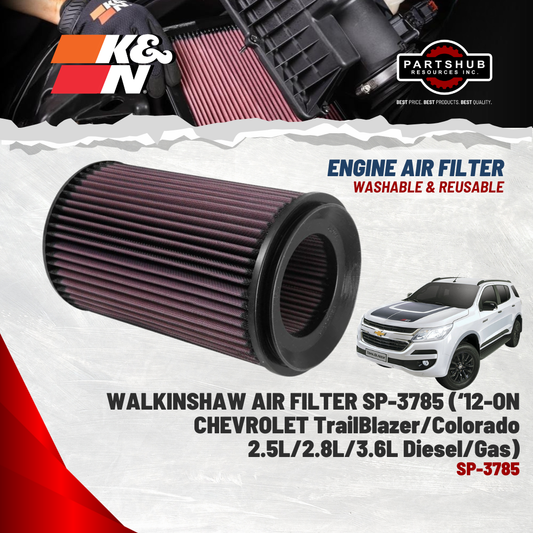 WALKINSHAW AIR FILTER (‘12-ON CHEVROLET TrailBlazer/Colorado 2.5L/2.8L/3.6L Diesel/Gas)