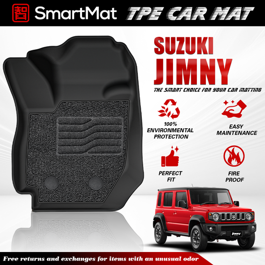 SmartMat Dual Layer Car Mat 2 Rows for Suzuki Jimny 5-Door 2024 up to latest