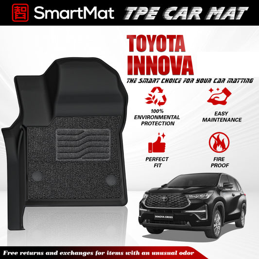 SmartMat Dual Layer Car Mat 3 Rows for Toyota Innova Zenix 2023 up to latest