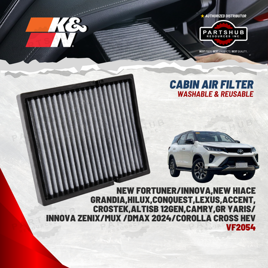K&N CABIN FILTER (NEW TOYOTA FORTUNER,NEW HIACE GRANDIA,HILUX,CONQUEST,LEXUS,ACCENT,CROSTEK