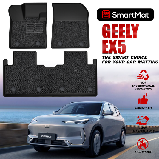 SmartMat Dual Layer Car Mat 2 Rows for Geely EX5 Galaxy E5 2025 up to latest