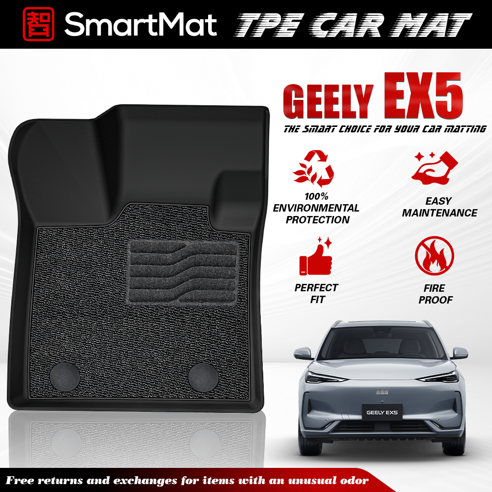 SmartMat Dual Layer Car Mat 2 Rows for Geely EX5 Galaxy E5 2025 up to latest