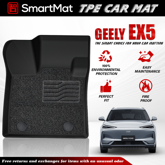 SmartMat Dual Layer Car Mat 2 Rows for Geely EX5 Galaxy E5 2025 up to latest